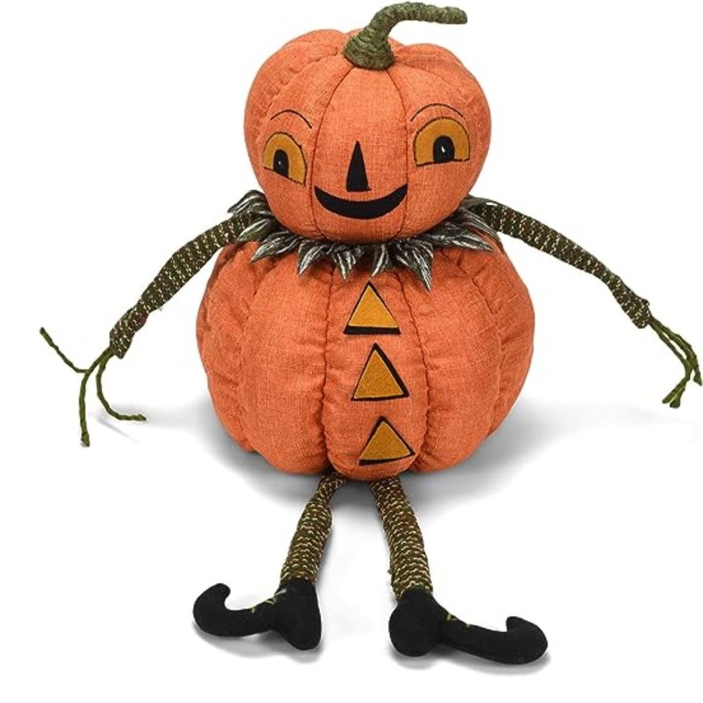 Johanna Parker Halloween Big Pumpkin Plush Sitter